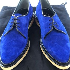 Adieu Paris Type 53 Blue Suede Derby Shoe